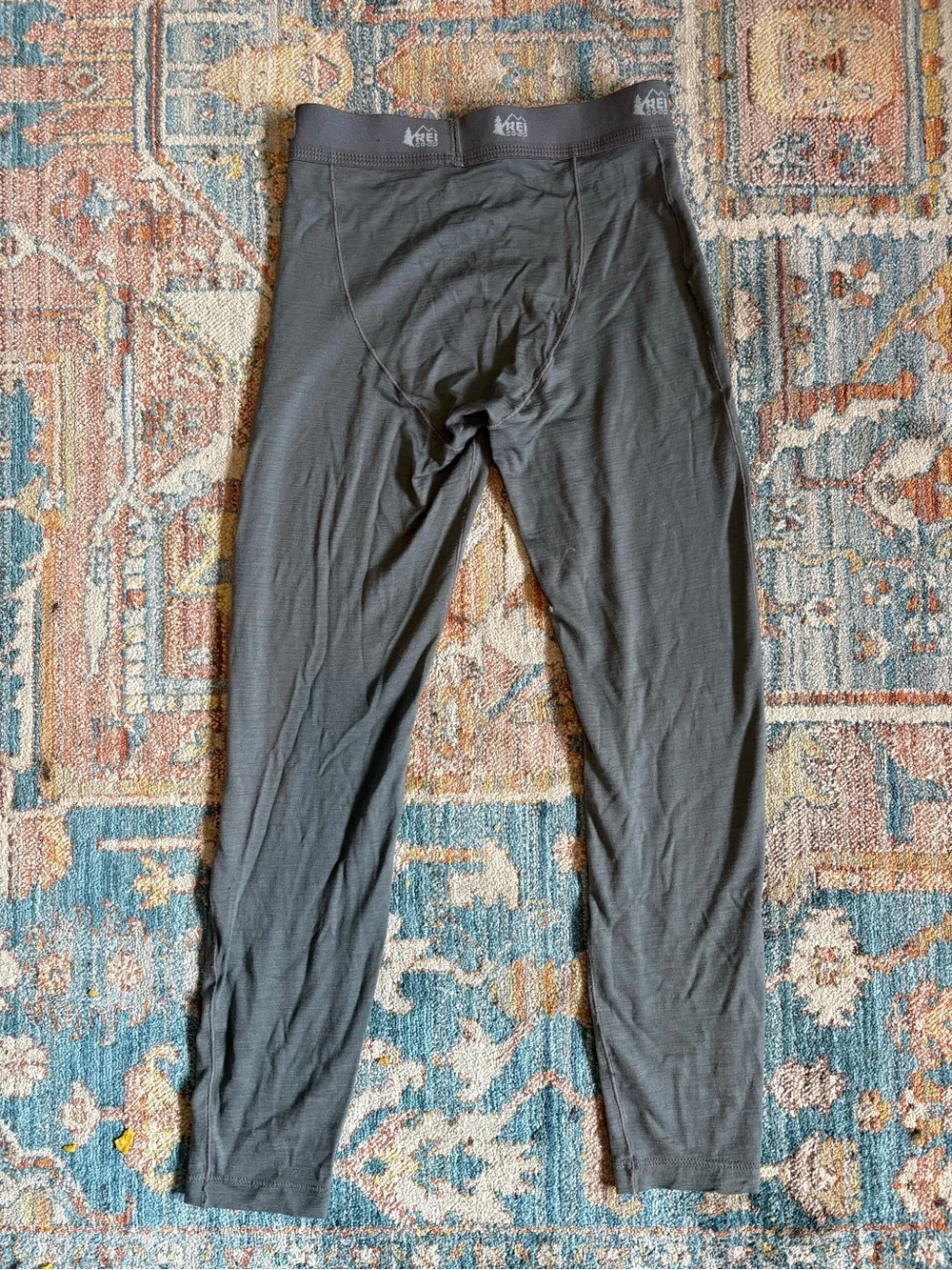 REI Kids Lightweight Grey Base Layer Leggings